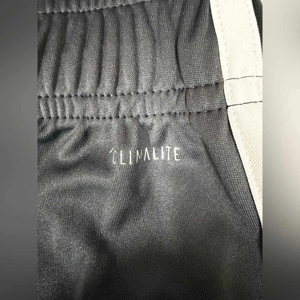 NWT Adidas Women’s Climalite Soccer Shorts, Grayw/white stripes MED Tastigo 19 - Picture 8 of 12